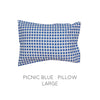 Baby Beannie Fiber Pillow - Picnic Blue