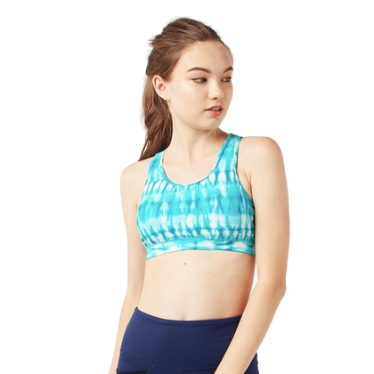 Funfit Racerback Sports Bra - Tie Dye