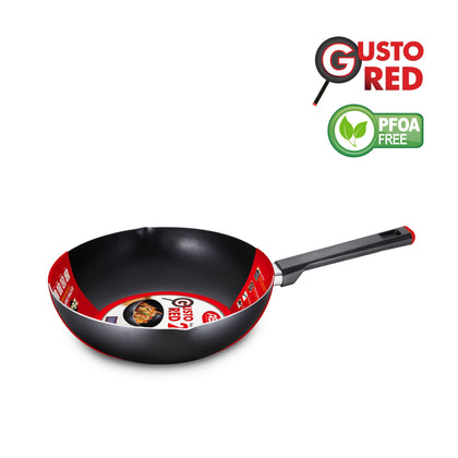 ASD Gusto Red 26cm Deep Frypan