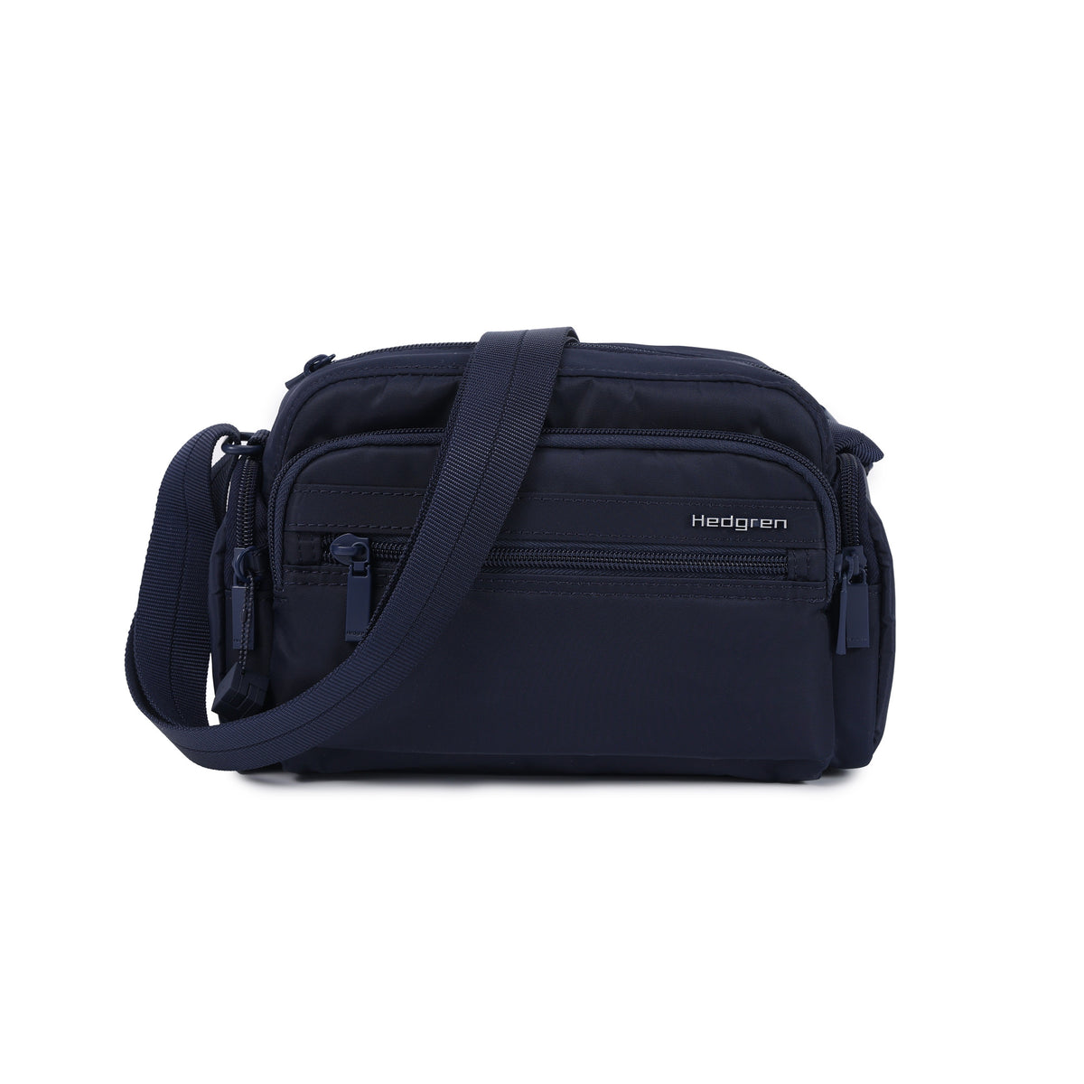 Hedgren Emily Multi Pocket Crossover RFID Bag Blue OG Singapore