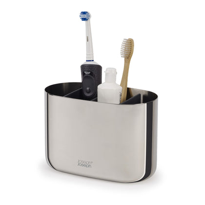 Joseph Joseph EasyStore Luxe Large Toothbrush Caddy (Steel) (HK-70581)