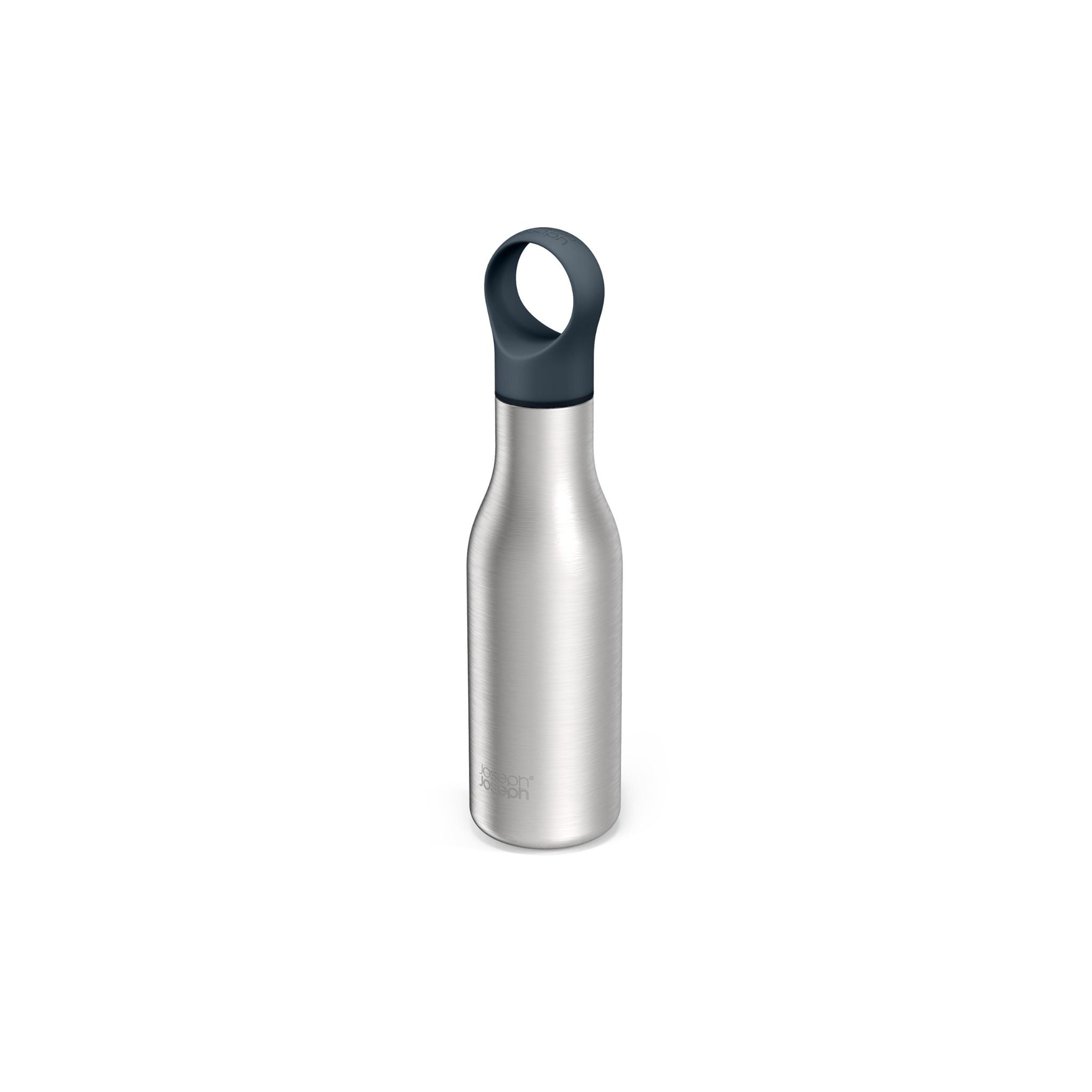Joseph Joseph Loop 500ml Stainless-steel Vacuum Insulated Water Bottle Anthracite