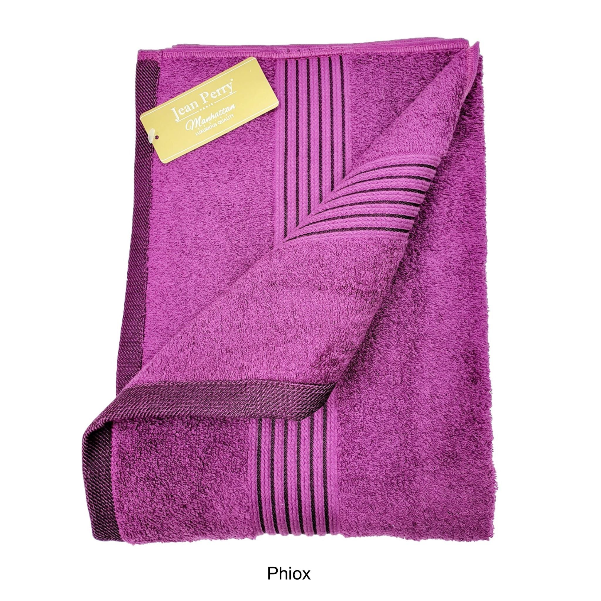 Jean Perry Manhattan 27" x 54" Bath Towel - Set of 2 (Assorted Colors)