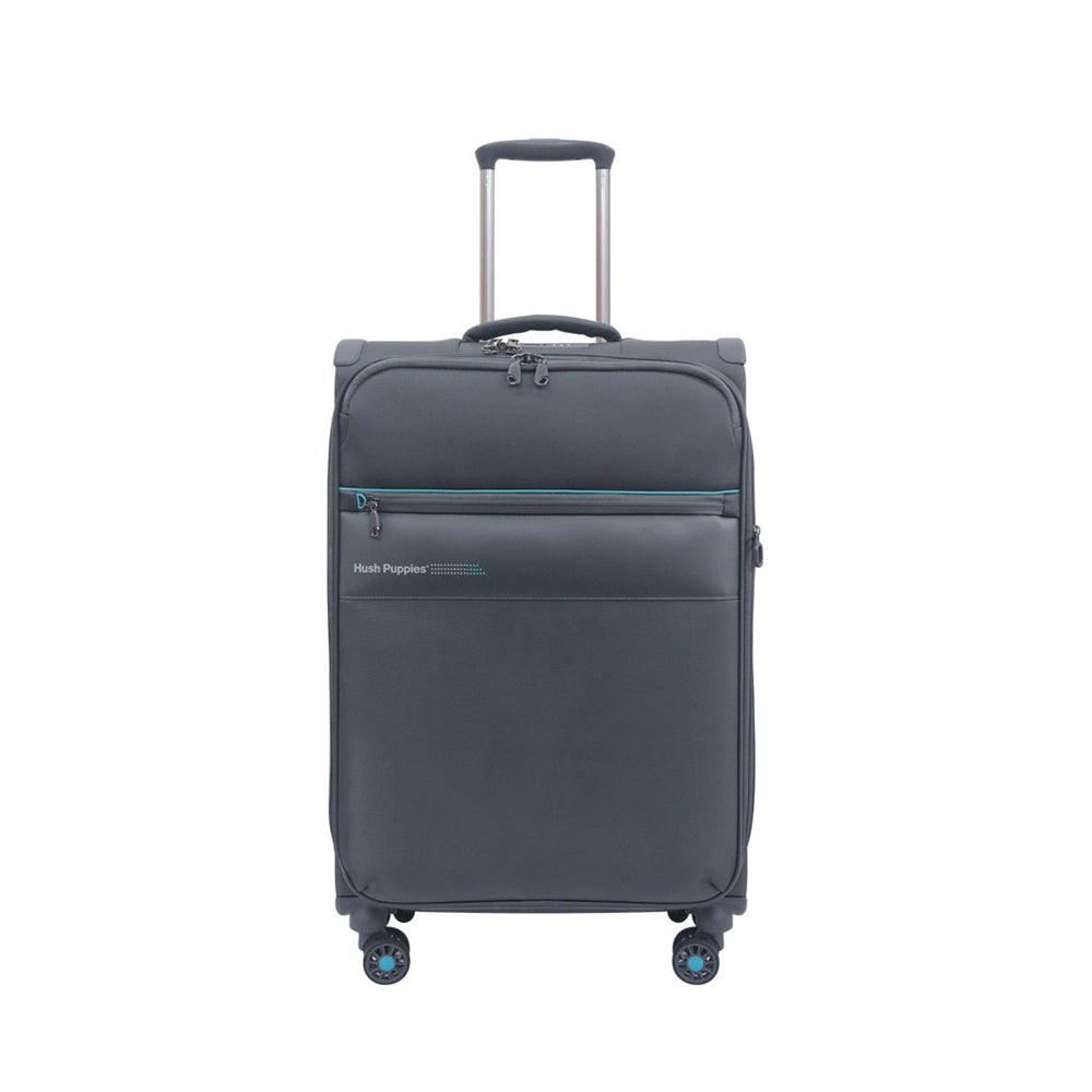 Hush Puppies HP69 3147 24 Double Wheel Expandable Soft Case Spinner L OG Singapore