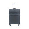 Hush Puppies 24" Double Wheel Expandable Soft-Case Spinner, Anti-Theft Zipper Trolley Case - Grey (HP69-3147)