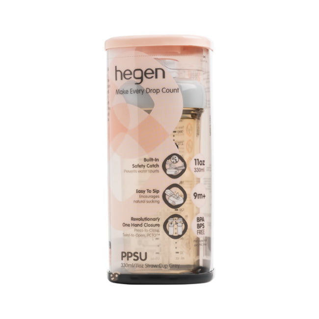 Hegen PCTO™ 330ml/11oz Straw Cup PPSU - Grey