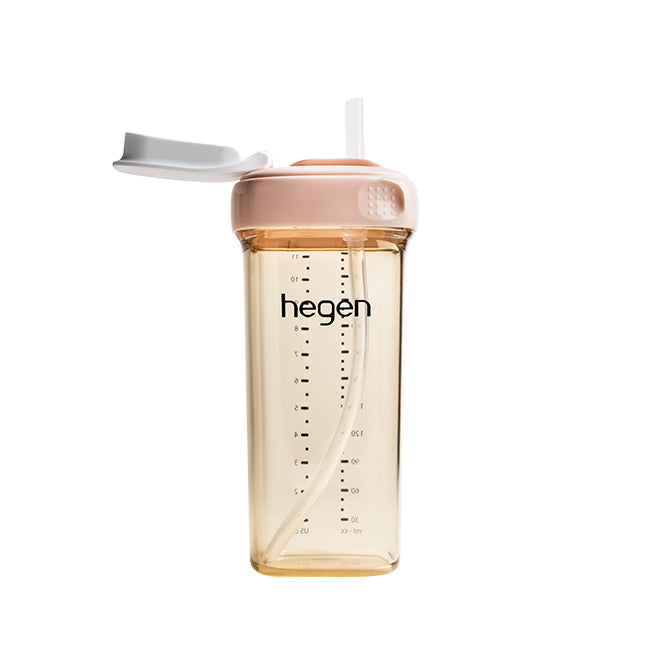 Hegen PCTO™ 330ml/11oz Straw Cup PPSU - Pink