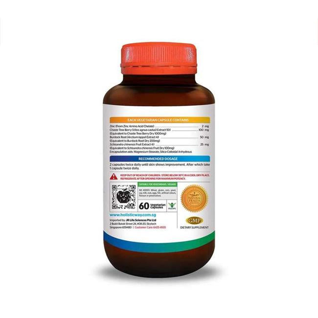 Holistic Way Natural Skin Detox 60VC