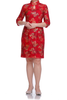 i-SHANGHAI Iridescent Corsage Cheongsam