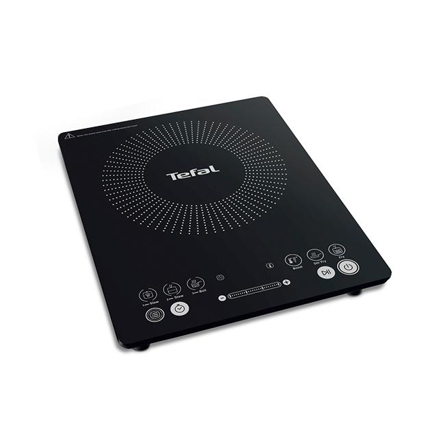 Tefal Everyday Slim Induction Hob (IH2108) + 24cm Stainless Steel Shallow Pan with Lid (IH2108+E30170)