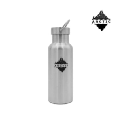 JML Arctic Flask Bottle 500ml Set - Silver (J1202)