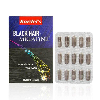 Kordel's Black Hair Melatine (60 Vegetal Capsules)