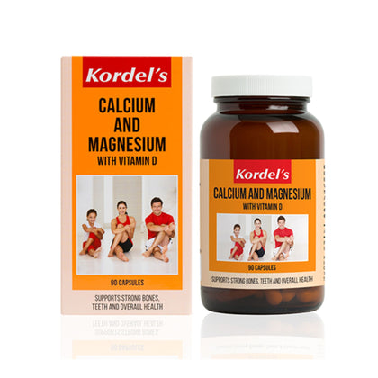 Kordel's Calcium and Magnesium with Vitamin D (90 Capsules)