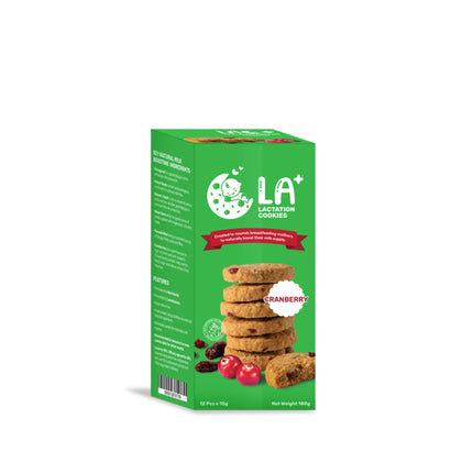 LA+ Lactation Cookies Cranberry 12pcsx15g