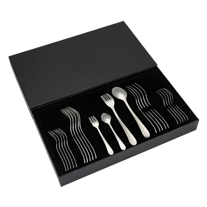 La gourmet London 24pcS Stainless Steel Cutlery Set (LGKC396099)