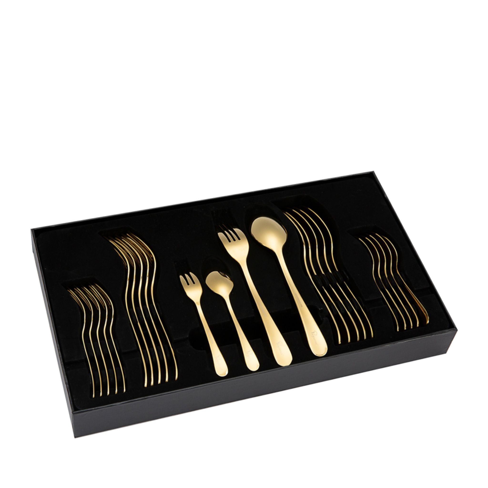 La gourmet Rome 24pcs Stainless Steel Cutlery Set - Gold (LGKC396105)