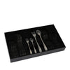 La gourmet Milan 24pcs Stainless Steel Cutlery Set - Black (LGKC396112)
