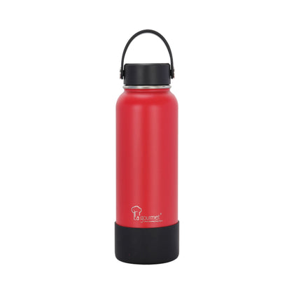 La gourmet 1200ml Ritz Thermal Bottle with Silicone Bottle Keep Hot/Cold - Red (LGRZ408488)