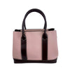 Mel&Co Pebbled Contrast Satchel Bag Pink