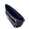 Mel&Co Soft Quilted Front Flap Pocket Semi-Chain Shoulder Bag Black