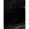 Mel&Co Grainy Tote Bag With Belt Snap Black