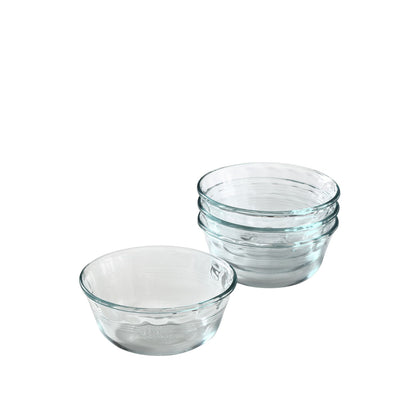 Pyrex 4pc 300ml Deep Pie Plate Set