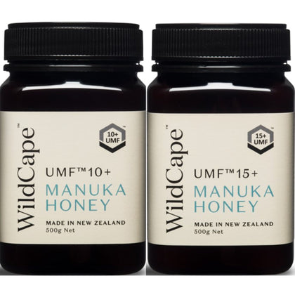 WILDCAPE Manuka Honey UMF 10+ & 15+ - 500g (Bundle Special)