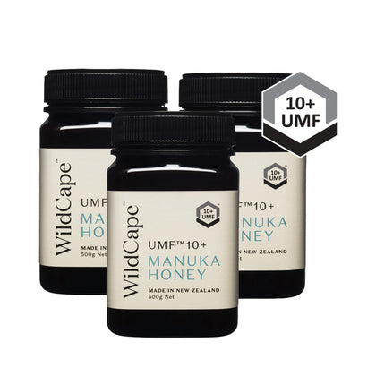 WILDCAPE Manuka UMF10+ 500g x3