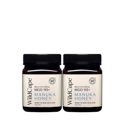 WILDCAPE Manuka MGO115+ 1kg (Twin Pack)