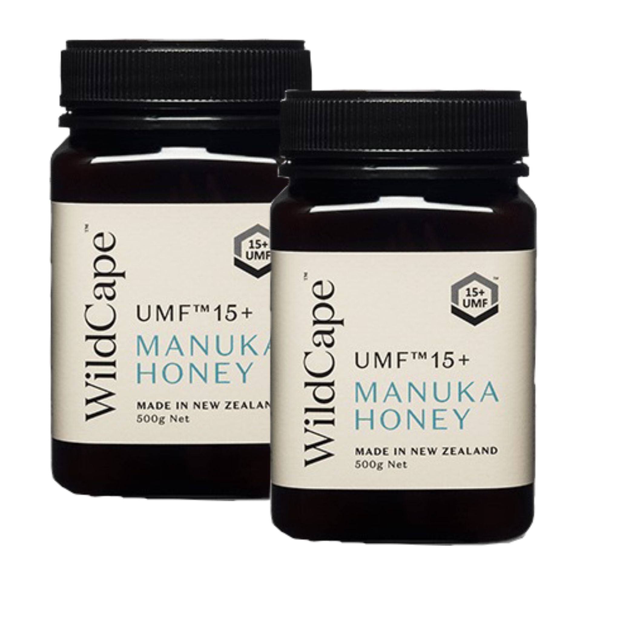 WILDCAPE Manuka UMF15+ 500g (Twin Pack)