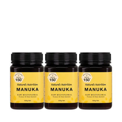 NATURE'S NUTRITION Manuka MGO 150+ 500g (Bundle of 3)