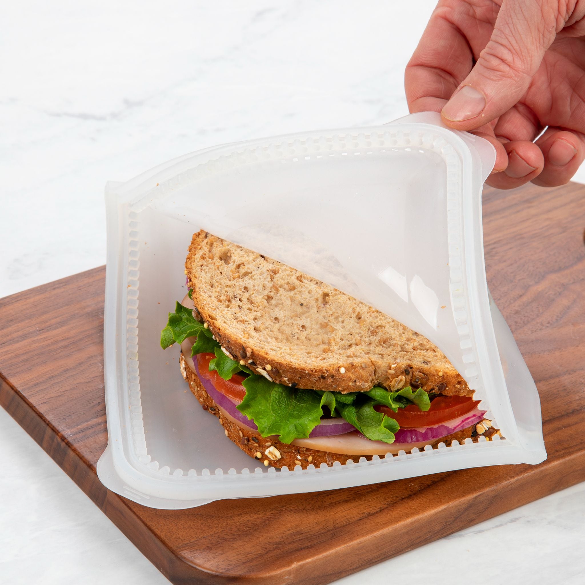 Progressive Dual-Zipper Silicone Sandwich ProKeeper Bag