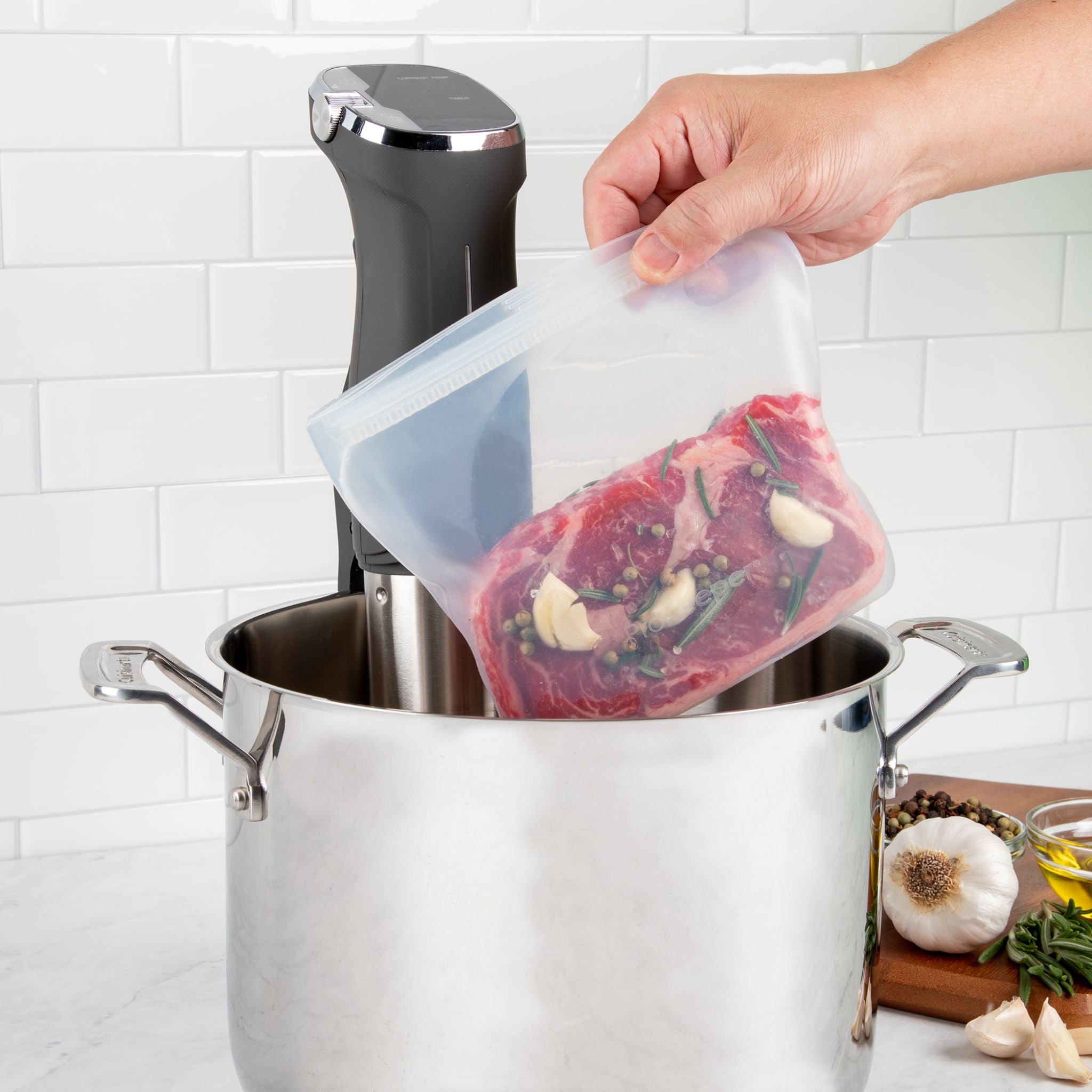 Progressive 3 Cup Silicone ProKeeper Bag (Clear)