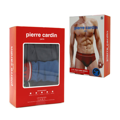 Pierre Cardin 3-pc Pack Mini Briefs - Assorted Colours