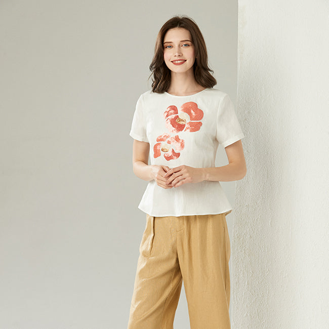 JA.SOCHA Poppy Embellishment Top