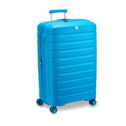RONCATO 78cm B-Flying Polypropylene Double-Wheel Expandable Hard Case Spinner Luggage - Azzurro Cielo