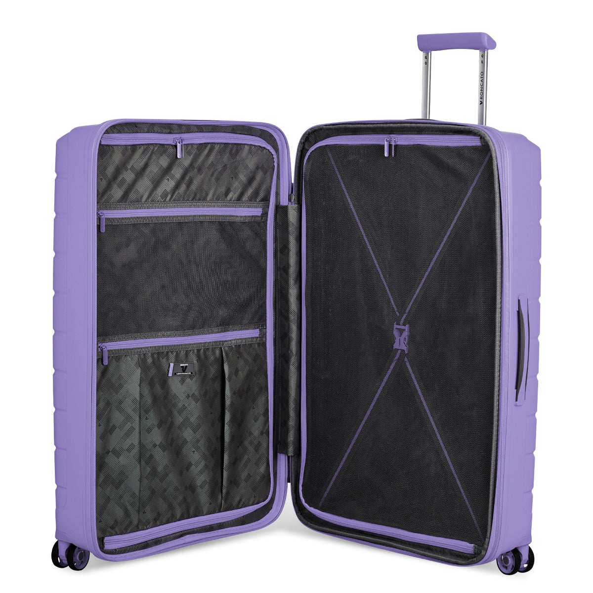 RONCATO 78cm B-Flying Polypropylene Double-Wheel Expandable Hard Case Spinner Luggage - Lavanda