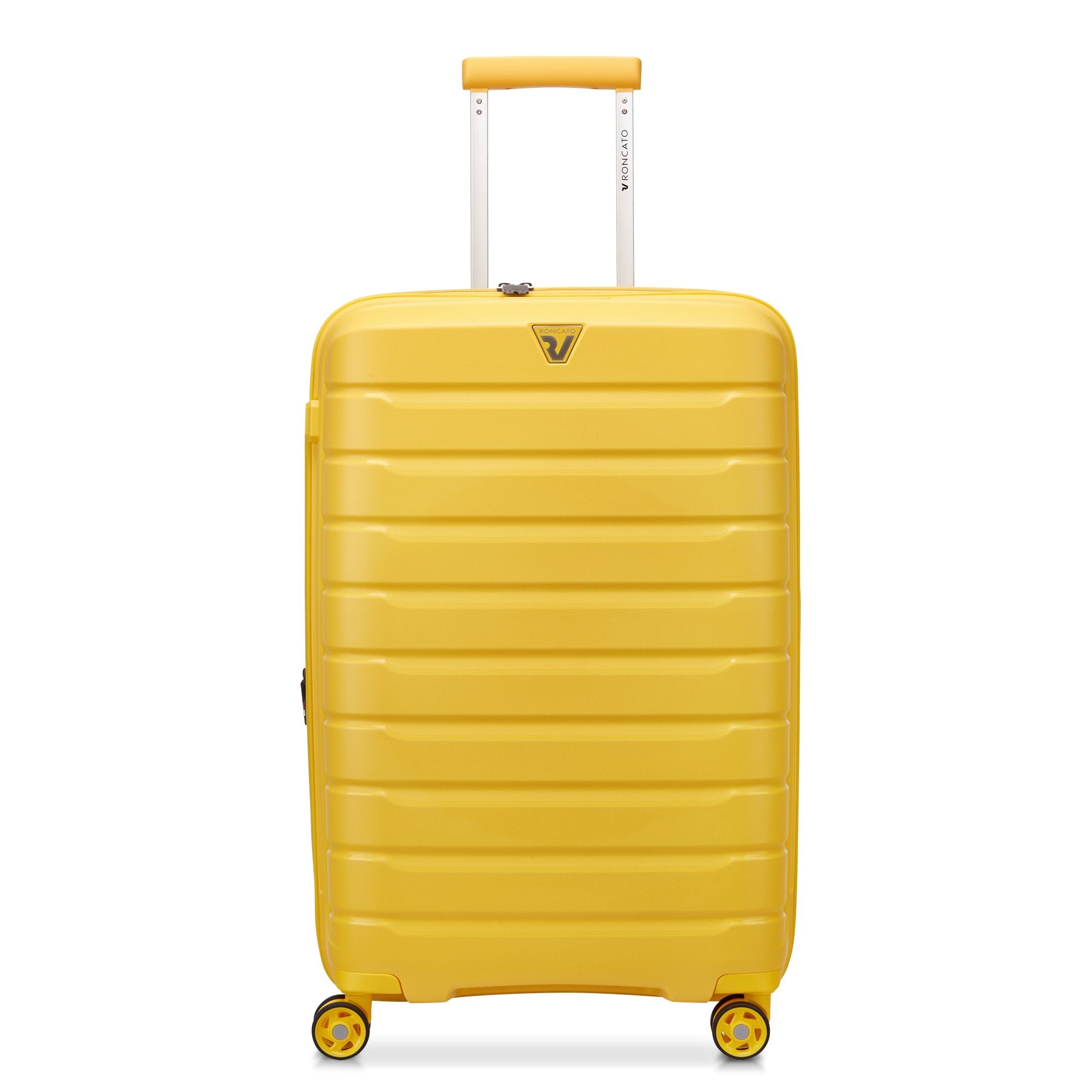 RONCATO 68cm B-Flying Polypropylene Double-Wheel Expandable Hard Case Spinner Luggage - Giallo Sole