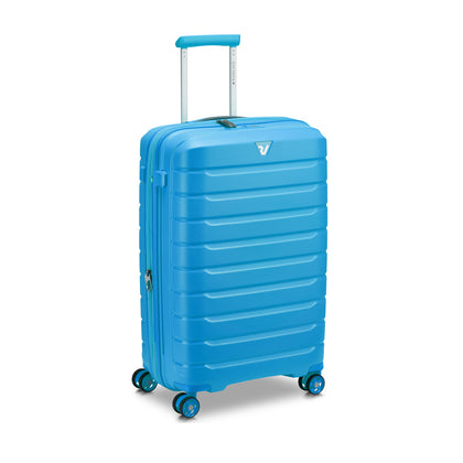 RONCATO 68cm B-Flying Polypropylene Double-Wheel Expandable Hard Case Spinner Luggage - Azzurro Cielo