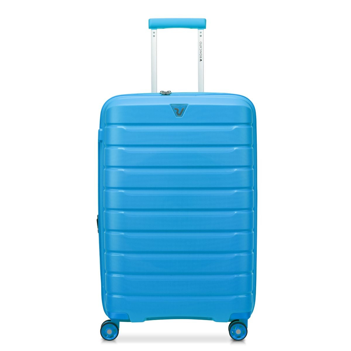 RONCATO 68cm B-Flying Polypropylene Double-Wheel Expandable Hard Case Spinner Luggage - Azzurro Cielo