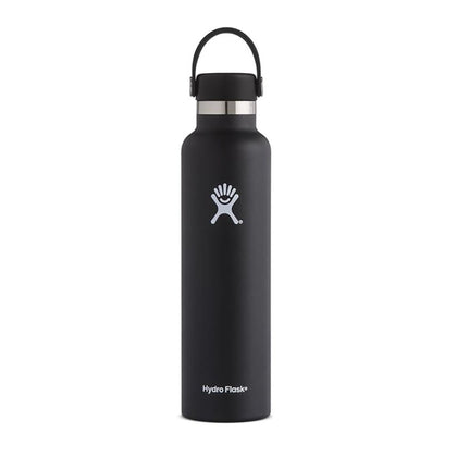 Hydro Flask 24oz (709ml) Standard Mouth with Flex Cap - Black