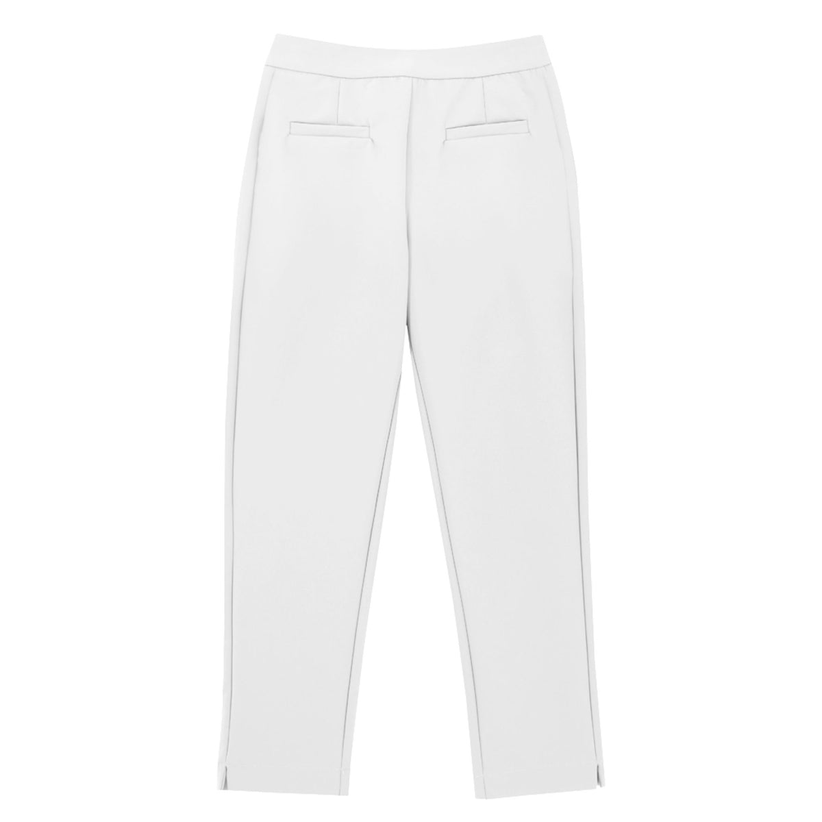 ENRO HighWaisted Capri Pants With Side Pockets White OG Singapore