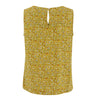 ENRO Mix Fabric Sleeveless Blouse - Printed