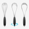 DreamFarm Stainless Steel Nylon Whisk Black Flisk (SH-DFFK5714-BK)
