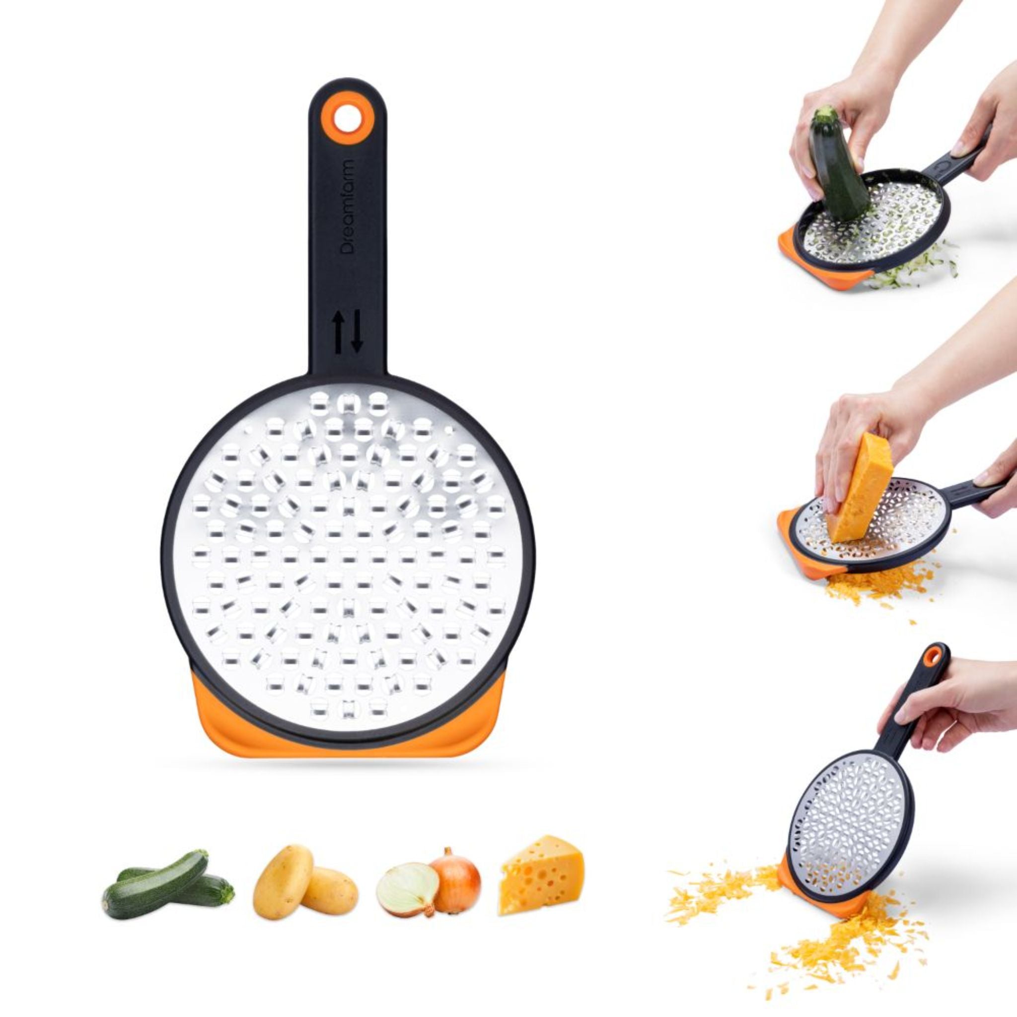 DreamFarm Stainless Steel PP Coarse Grater (SH-DFOG3352)