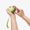 DreamFarm Stainless Steel Nylon Peeler with Sharpener Red (SH-DFSH4427-RD)