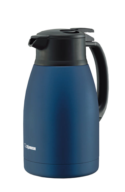ZOJIRUSHI 1.5L Stainless Steel Handy Flask - Matte Navy (SH-HC15-AD)