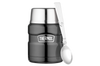 Thermos 0.47L SS King Food Jar with Folding Spoon - Cool Grey (SK-3000-CGY-P)
