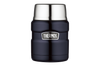 Thermos 0.47L SS King Food Jar with Folding Spoon - Midnight Blue (SK-3000-MB)
