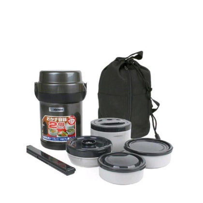 ZOJIRUSHI Lunch Jar with Bag - Grey (SL-JAF14-HG)
